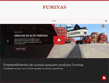 Tablet Screenshot of fuminas.com.br